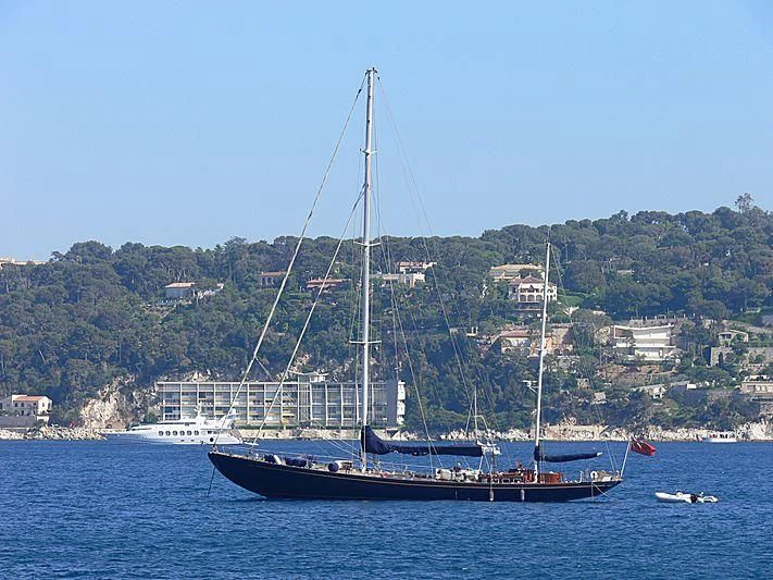 a boat in the water aboard PENELOPE Yacht for Sale