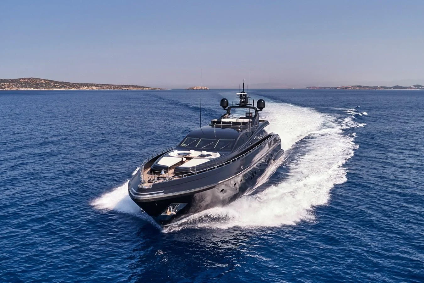 a ship on the water aboard ABILITY Yacht for Sale