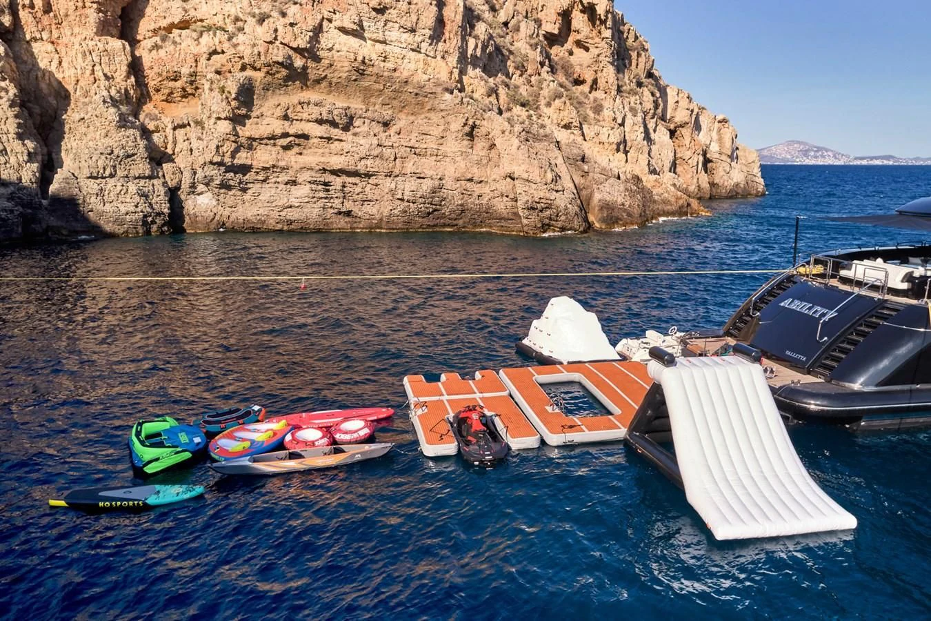 boats on the water aboard ABILITY Yacht for Sale