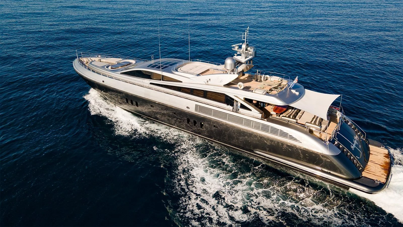 a boat on the water aboard ABILITY Yacht for Sale