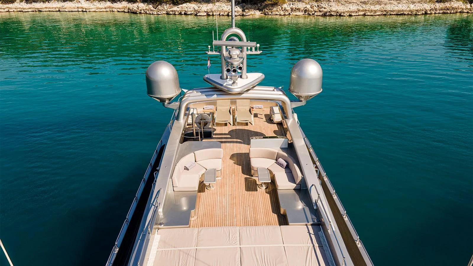 a boat on the water aboard ABILITY Yacht for Sale