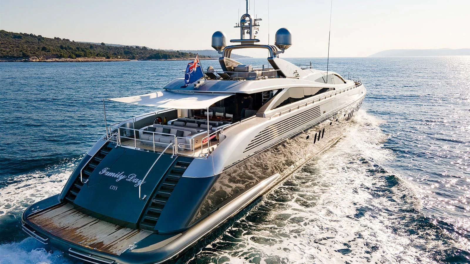 a boat on the water aboard ABILITY Yacht for Sale