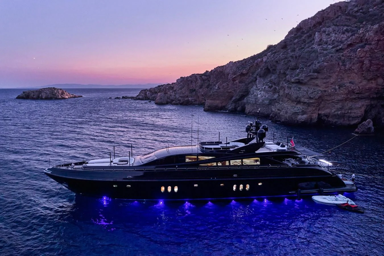 a boat in the water aboard ABILITY Yacht for Sale