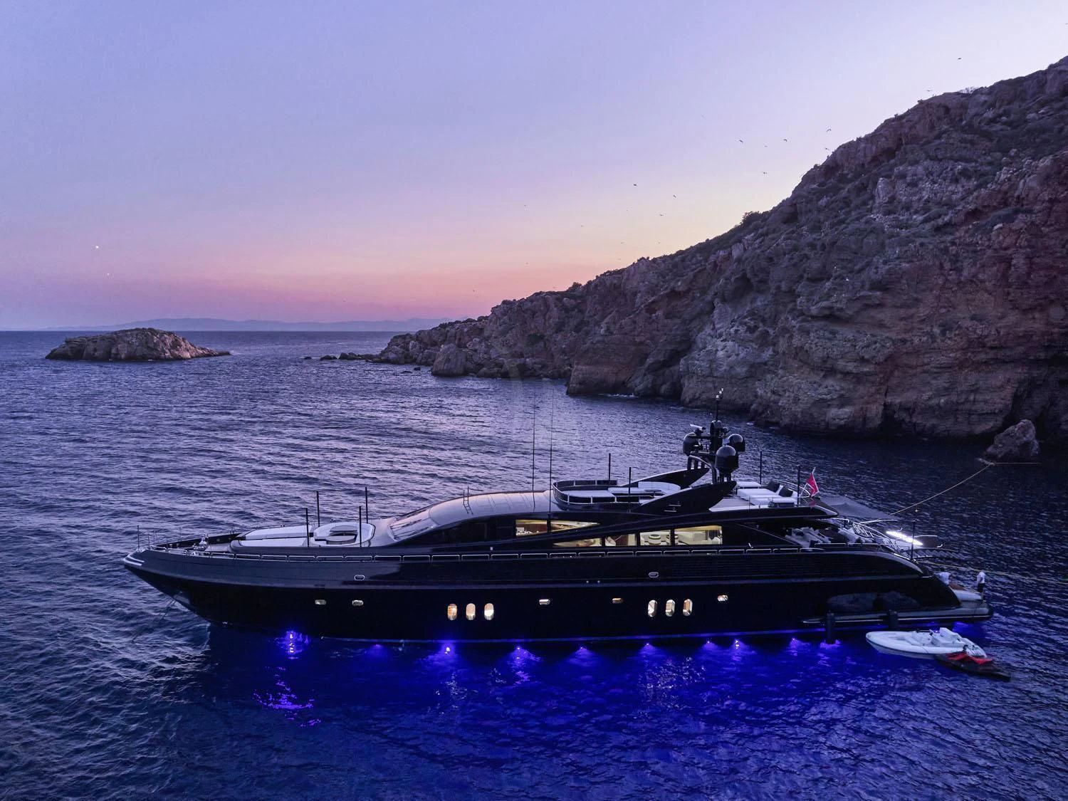 a boat in the water aboard ABILITY Yacht for Sale