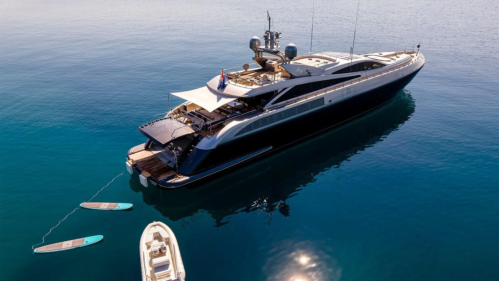 a boat in the water aboard ABILITY Yacht for Sale