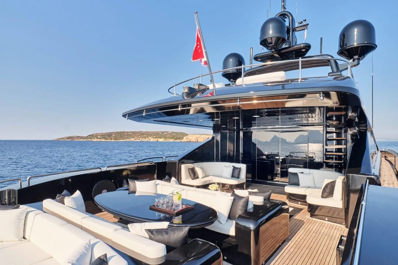 a boat on a boat aboard ABILITY Yacht for Sale