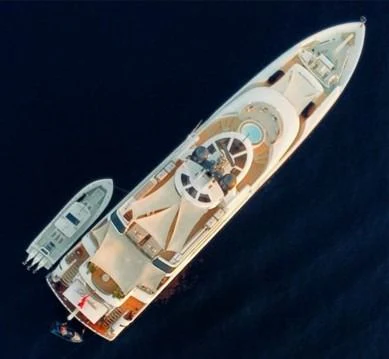 a satellite in space aboard SEANASH Yacht for Sale