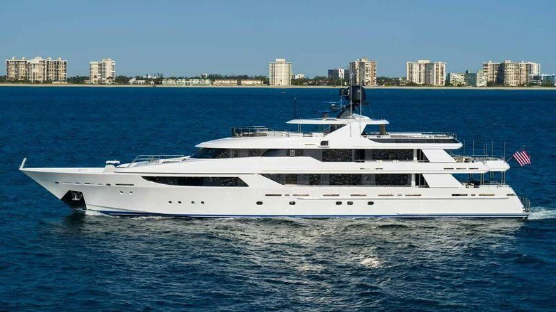 a white yacht on the water aboard SEANASH Yacht for Sale