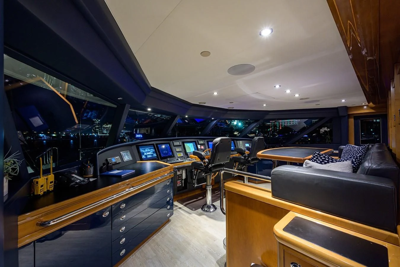inside view of a room aboard SEANASH Yacht for Sale