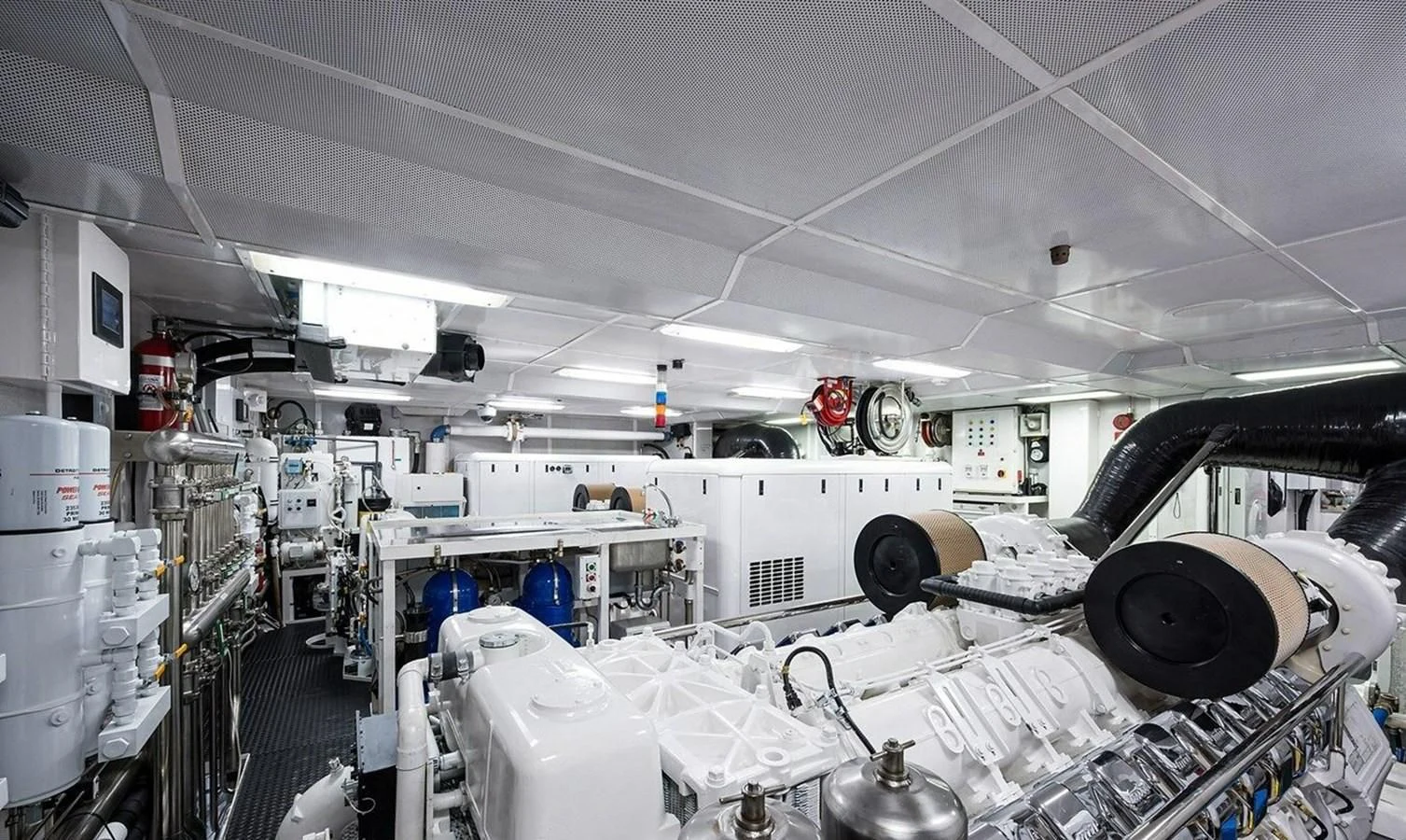 a room full of machinery aboard SEANASH Yacht for Sale