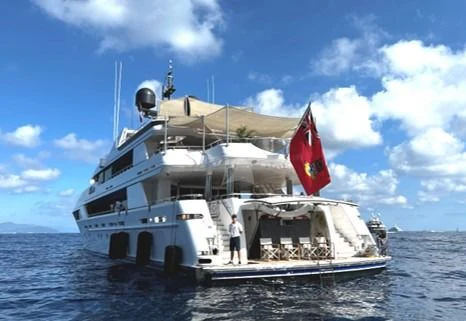 a boat on the water aboard SEANASH Yacht for Sale