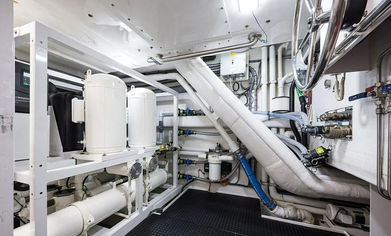 a close-up of a machine aboard SEANASH Yacht for Sale