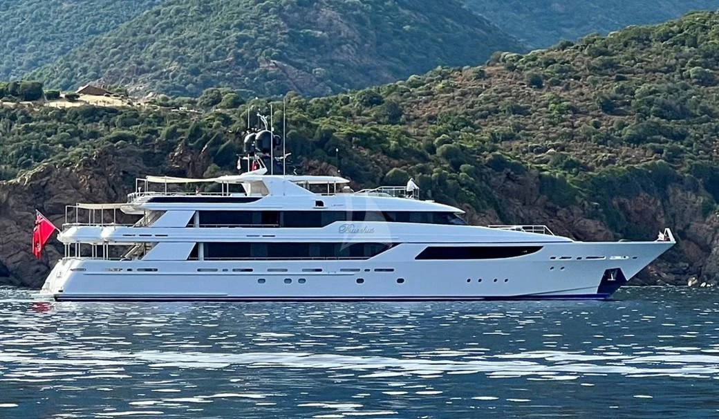 a white yacht on the water aboard SEANASH Yacht for Sale