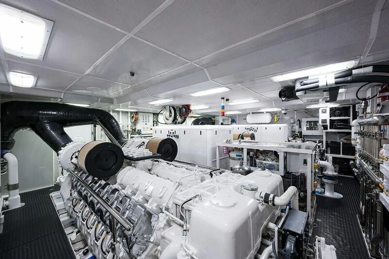 a room with machines and equipment aboard SEANASH Yacht for Sale