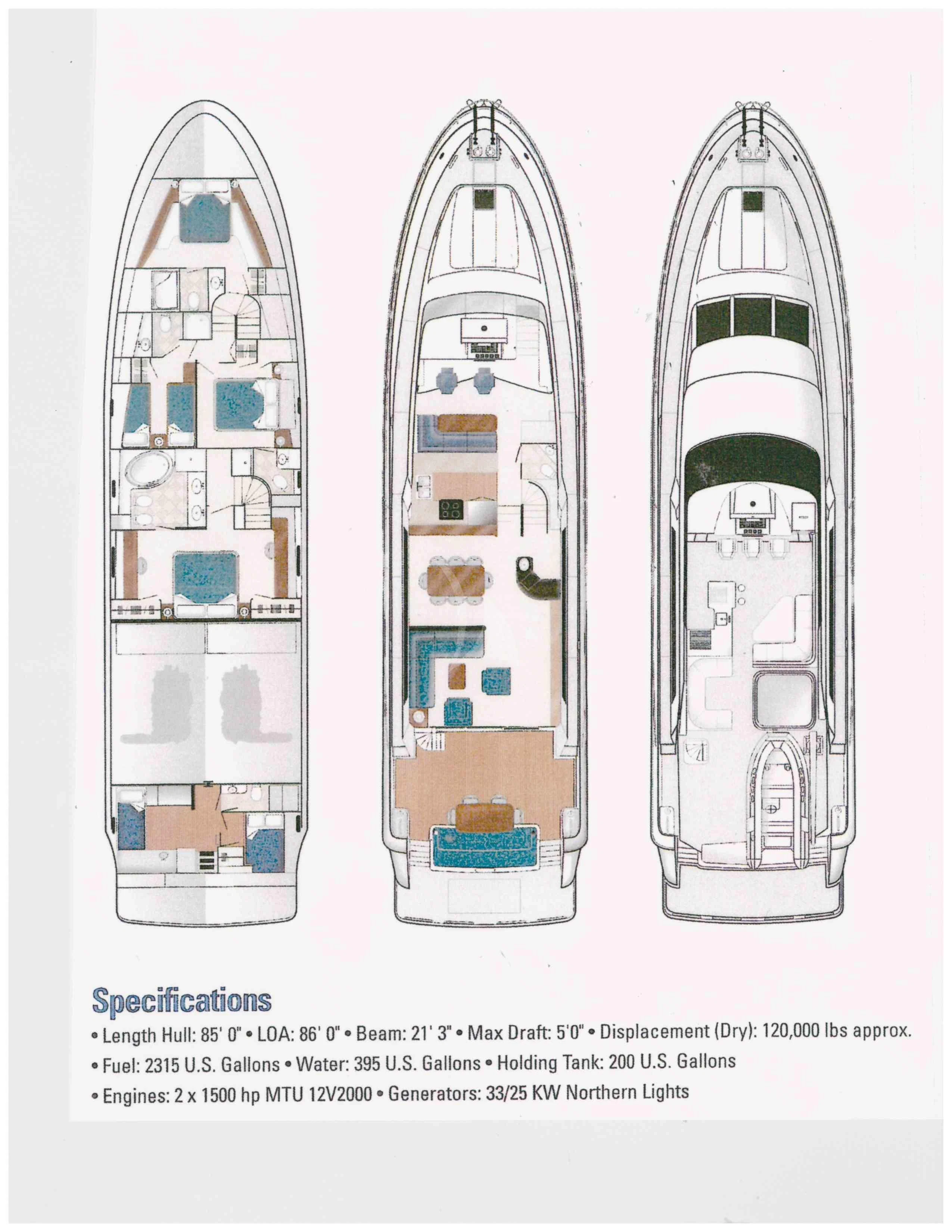 graphical user interface aboard BOOGIE BABE IV Yacht for Sale