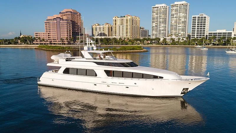 a boat on the water aboard THE BEELIEVER Yacht for Sale