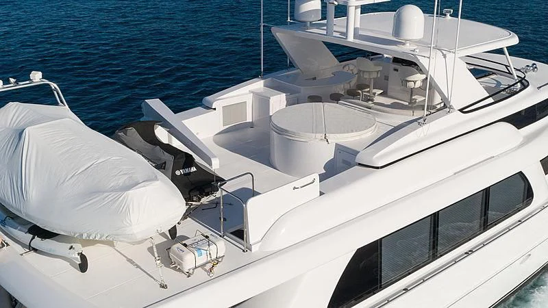 a boat on the water aboard THE BEELIEVER Yacht for Sale