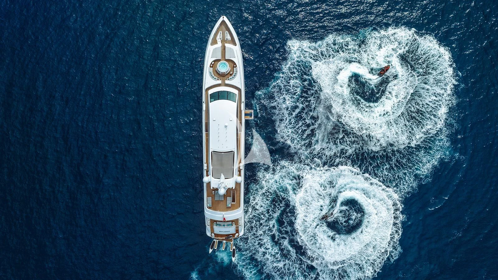 a space shuttle in space aboard BON VIVANT Yacht for Sale