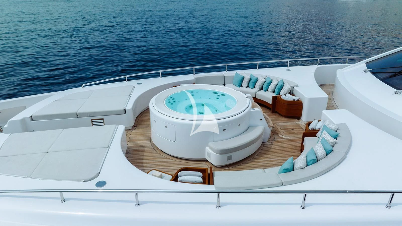 a boat on the water aboard BON VIVANT Yacht for Sale