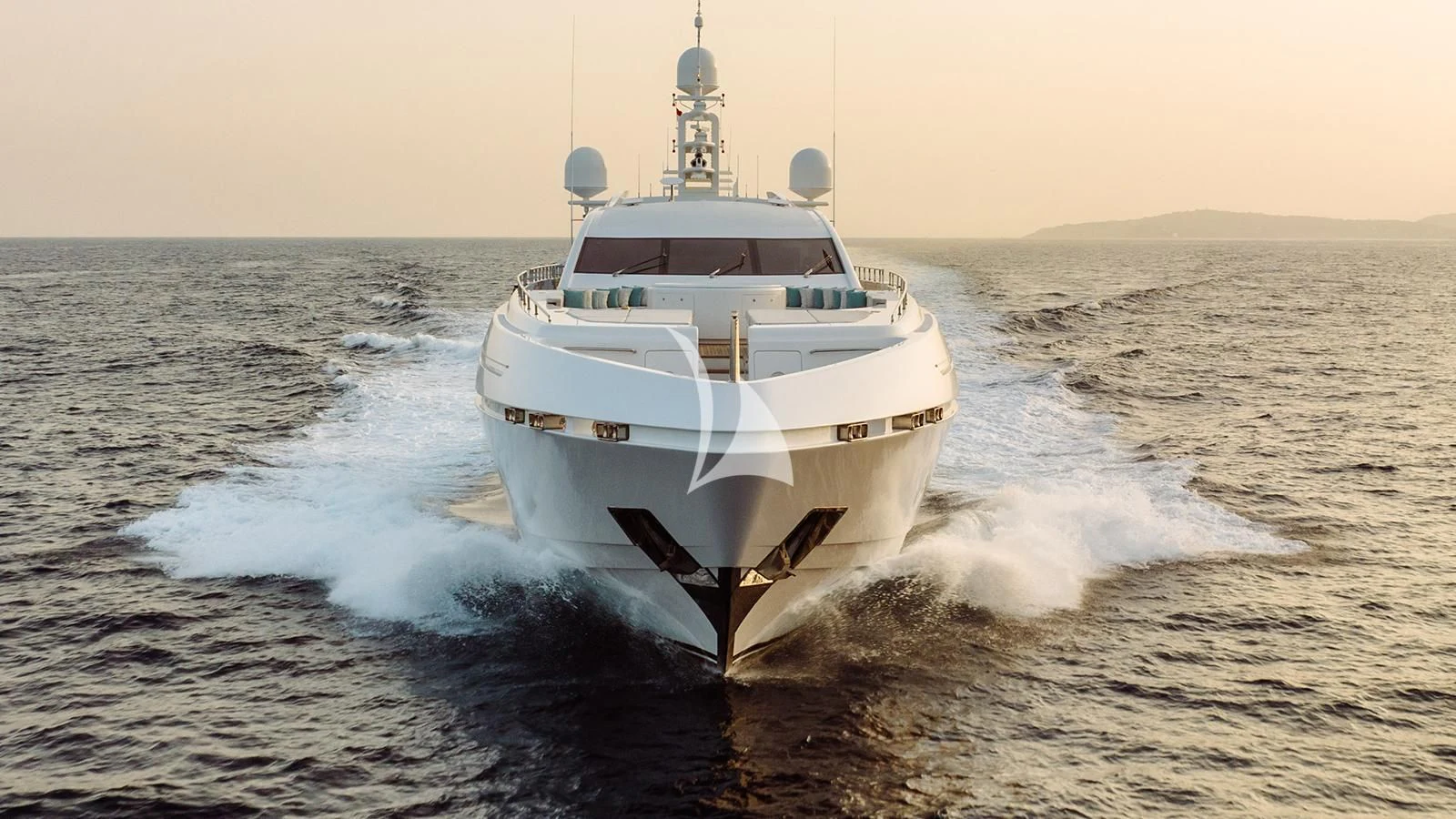 a boat in the water aboard BON VIVANT Yacht for Sale