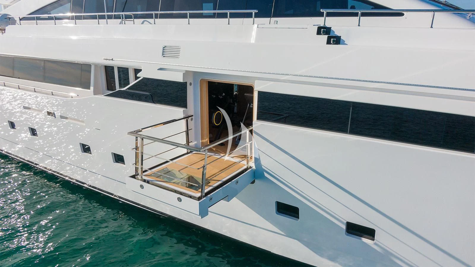 a boat on the water aboard BON VIVANT Yacht for Sale