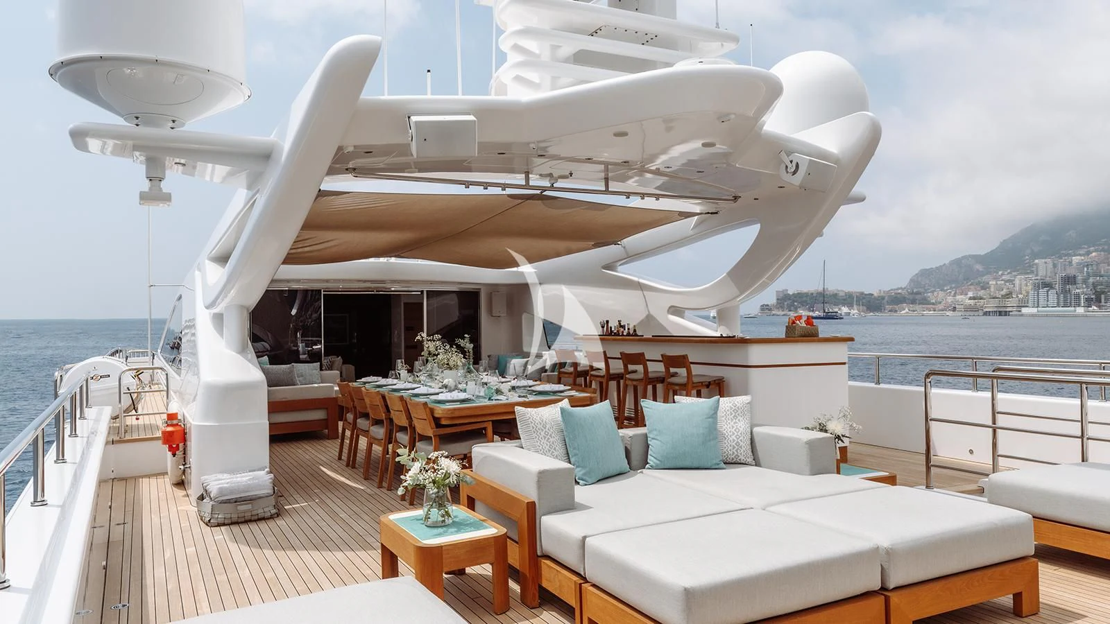 a boat on a boat aboard BON VIVANT Yacht for Sale