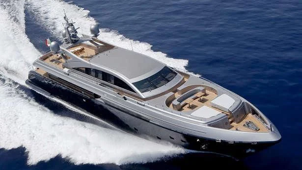 a high angle view of a boat aboard BON VIVANT Yacht for Sale