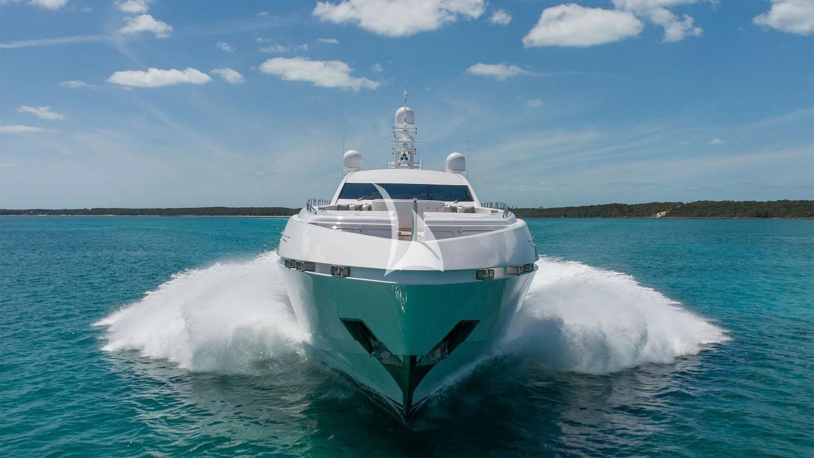 a boat in the water aboard BON VIVANT Yacht for Sale