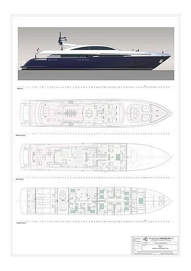 diagram aboard BON VIVANT Yacht for Sale