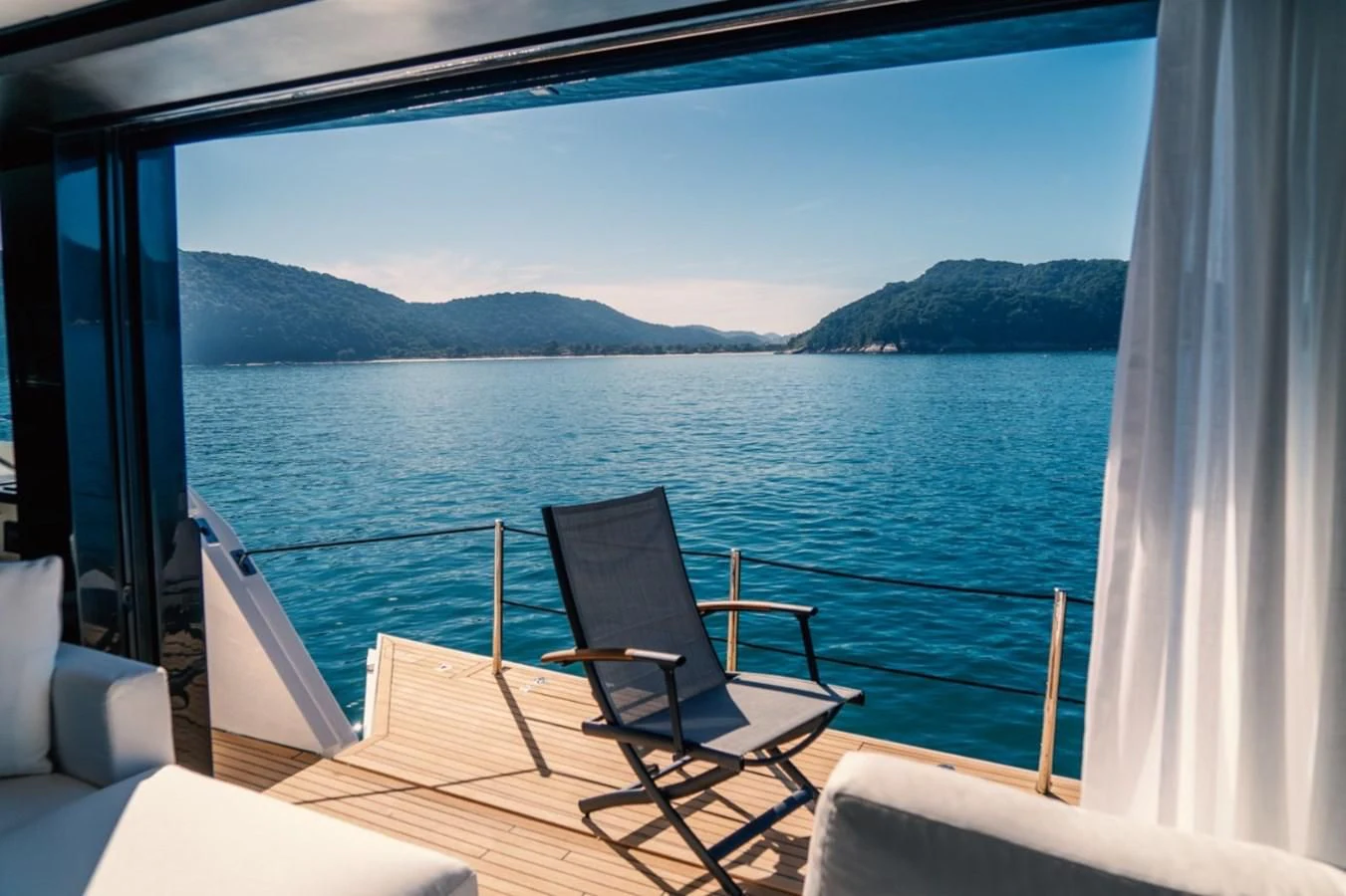 a boat on the water aboard OKEAN 80/01 Yacht for Sale