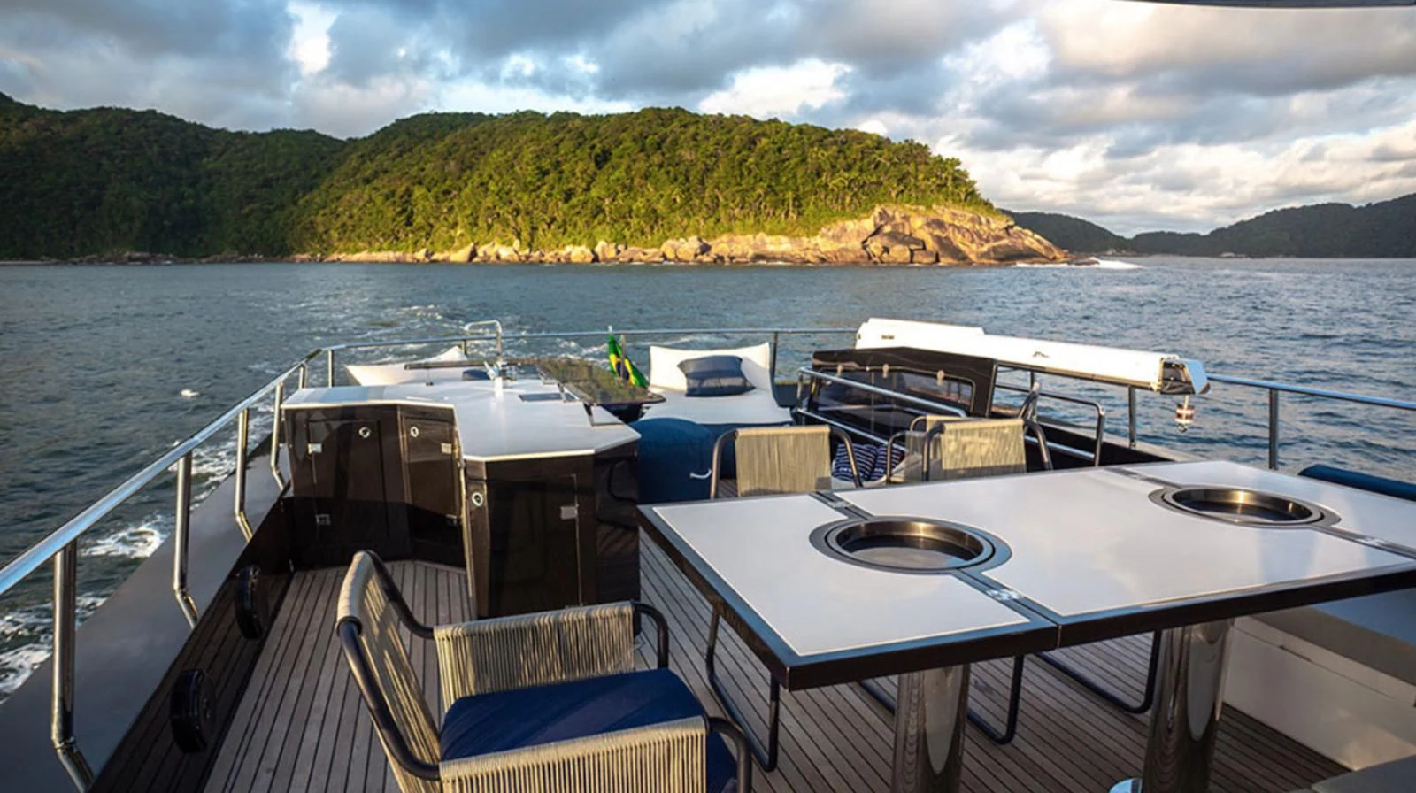 a boat on the water aboard OKEAN 80/01 Yacht for Sale