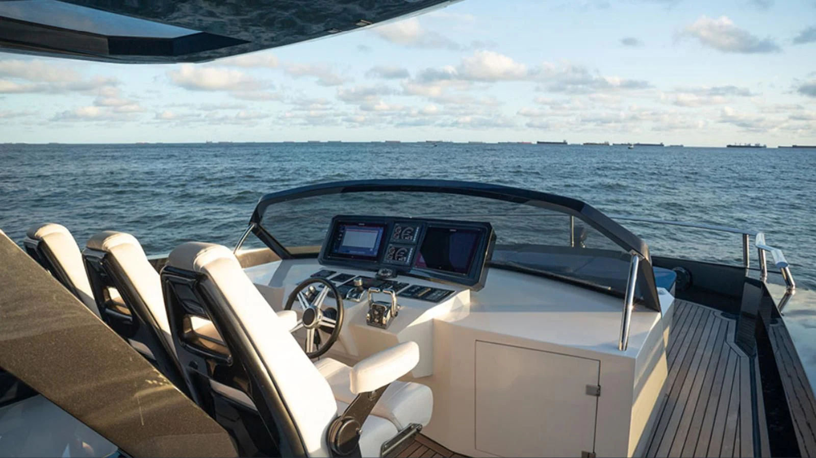 the interior of a boat aboard OKEAN 80/01 Yacht for Sale