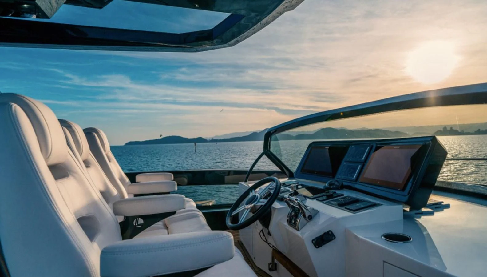a boat on the water aboard OKEAN 80/01 Yacht for Sale