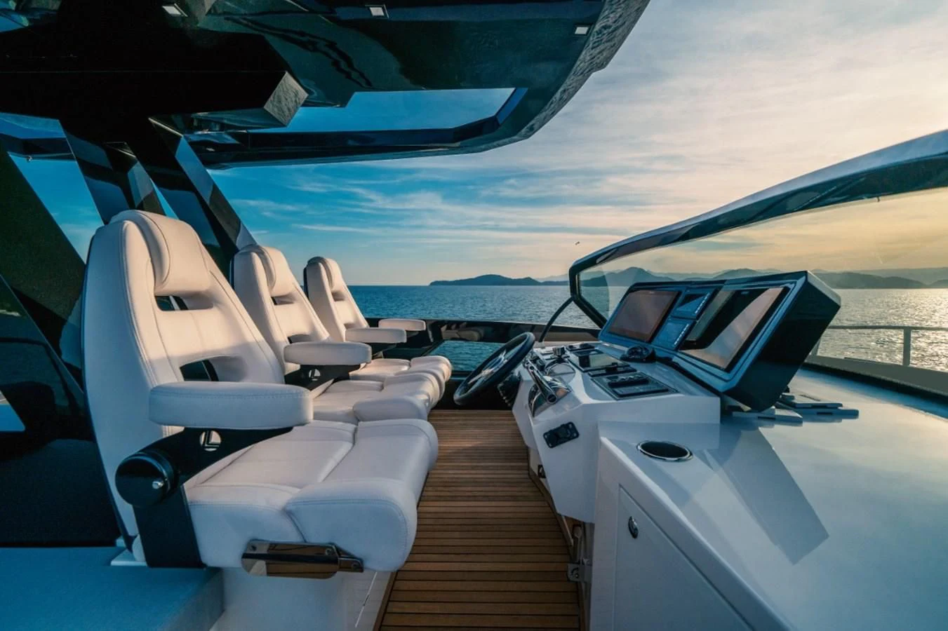 a boat on the water aboard OKEAN 80/01 Yacht for Sale