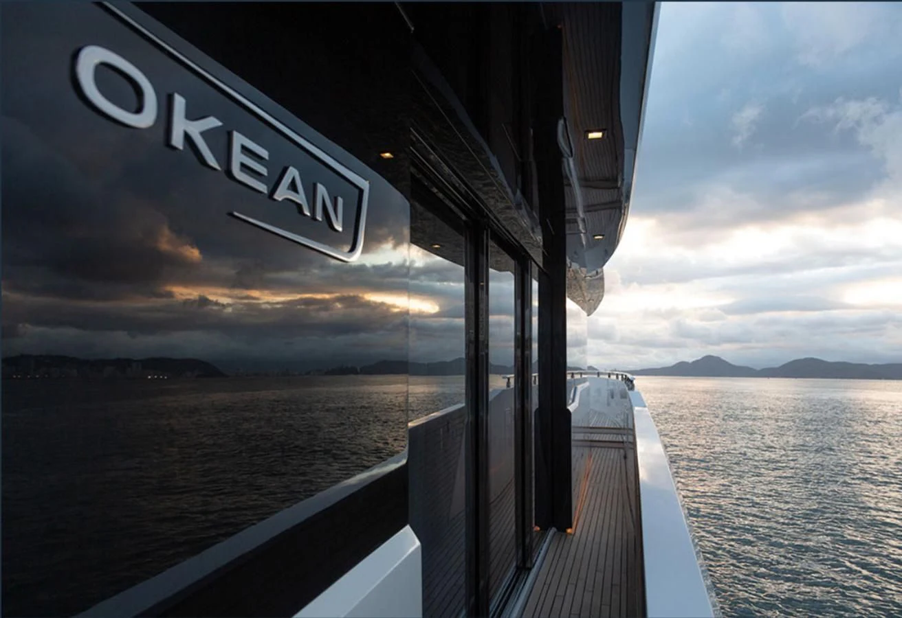 a boat on the water aboard OKEAN 80/01 Yacht for Sale