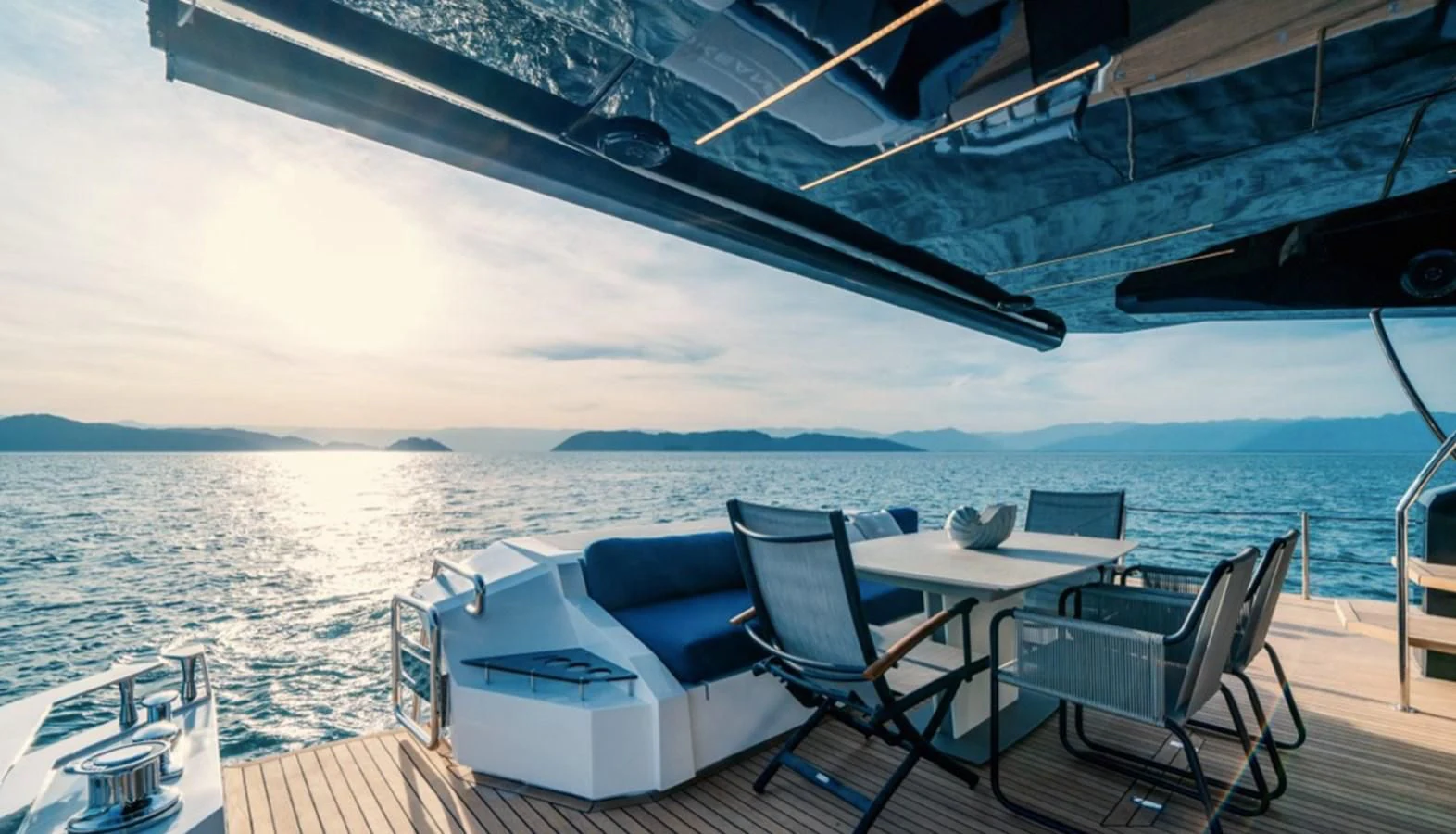 a boat on the water aboard OKEAN 80/01 Yacht for Sale