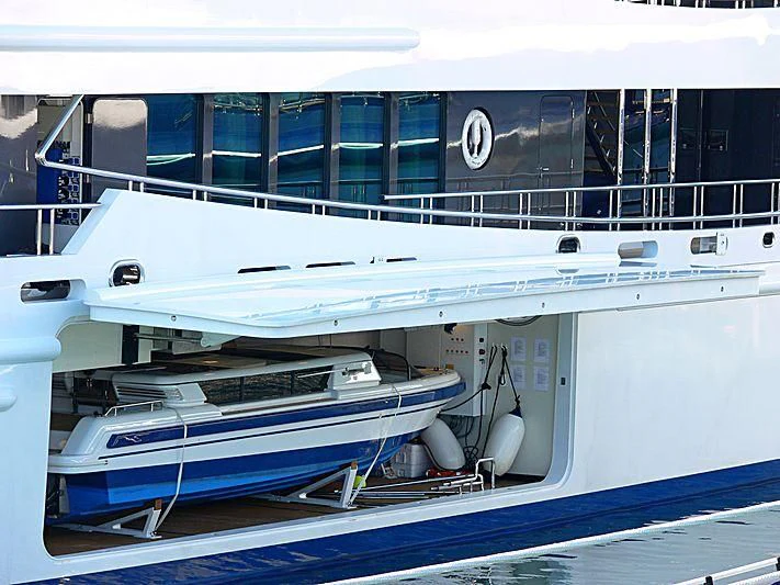 a white boat with blue water aboard AHS Yacht for Sale