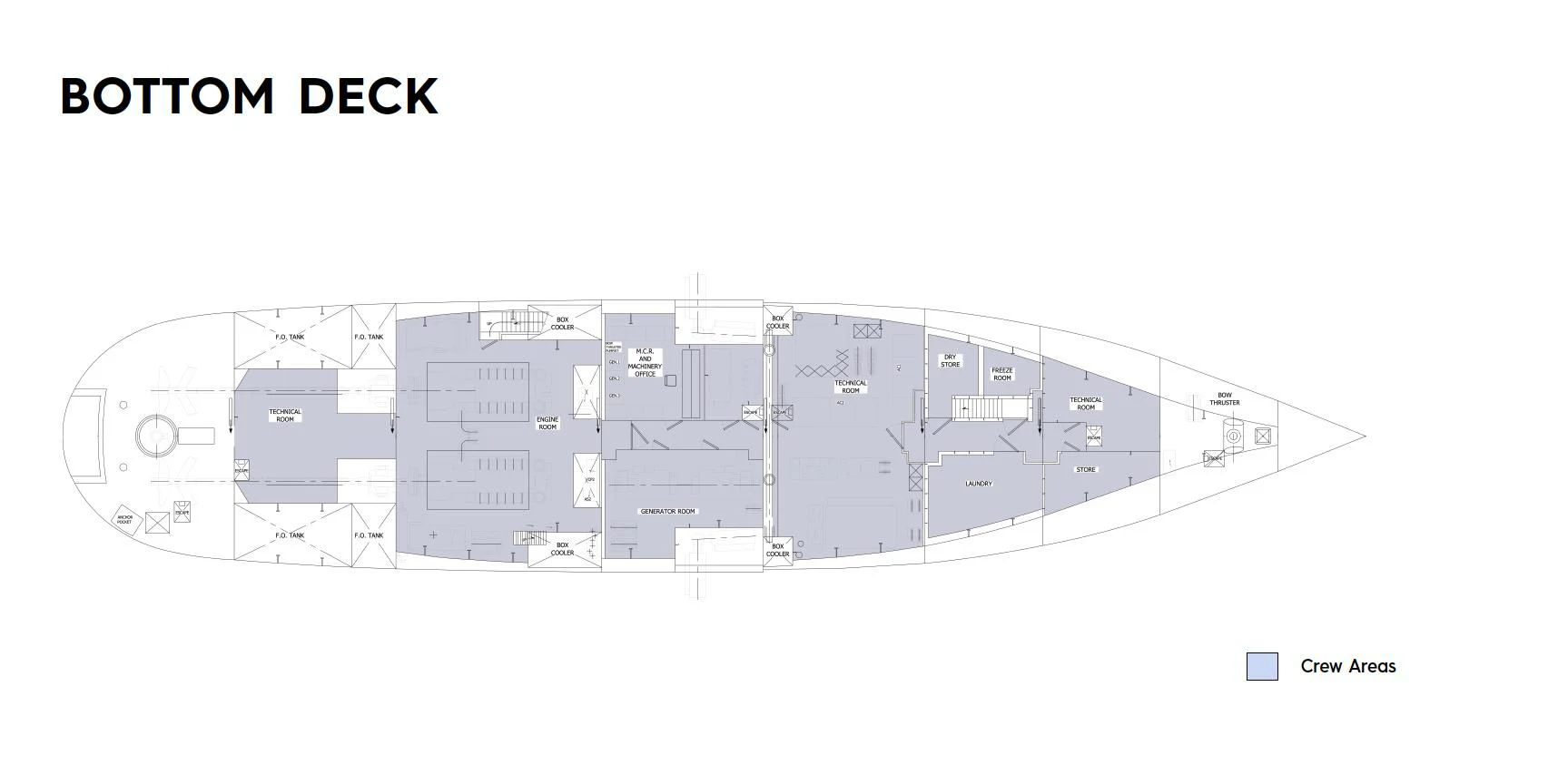diagram aboard AHS Yacht for Sale