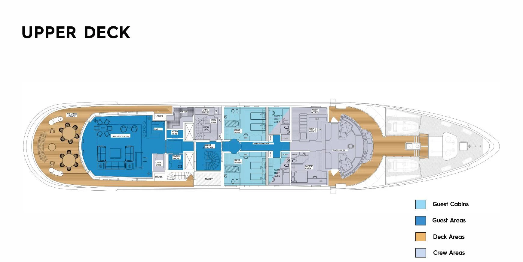 diagram aboard AHS Yacht for Sale