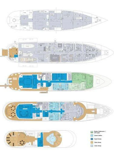 diagram aboard AHS Yacht for Sale