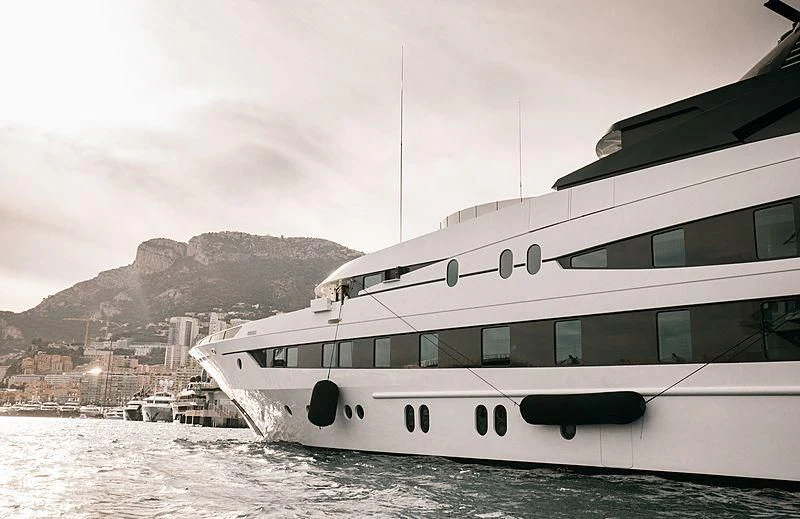 a boat on the water aboard AHS Yacht for Sale