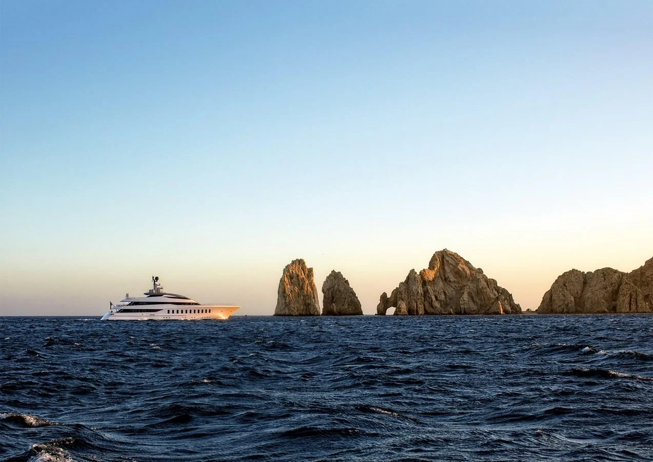 a boat in the water aboard HALO Yacht for Charter
