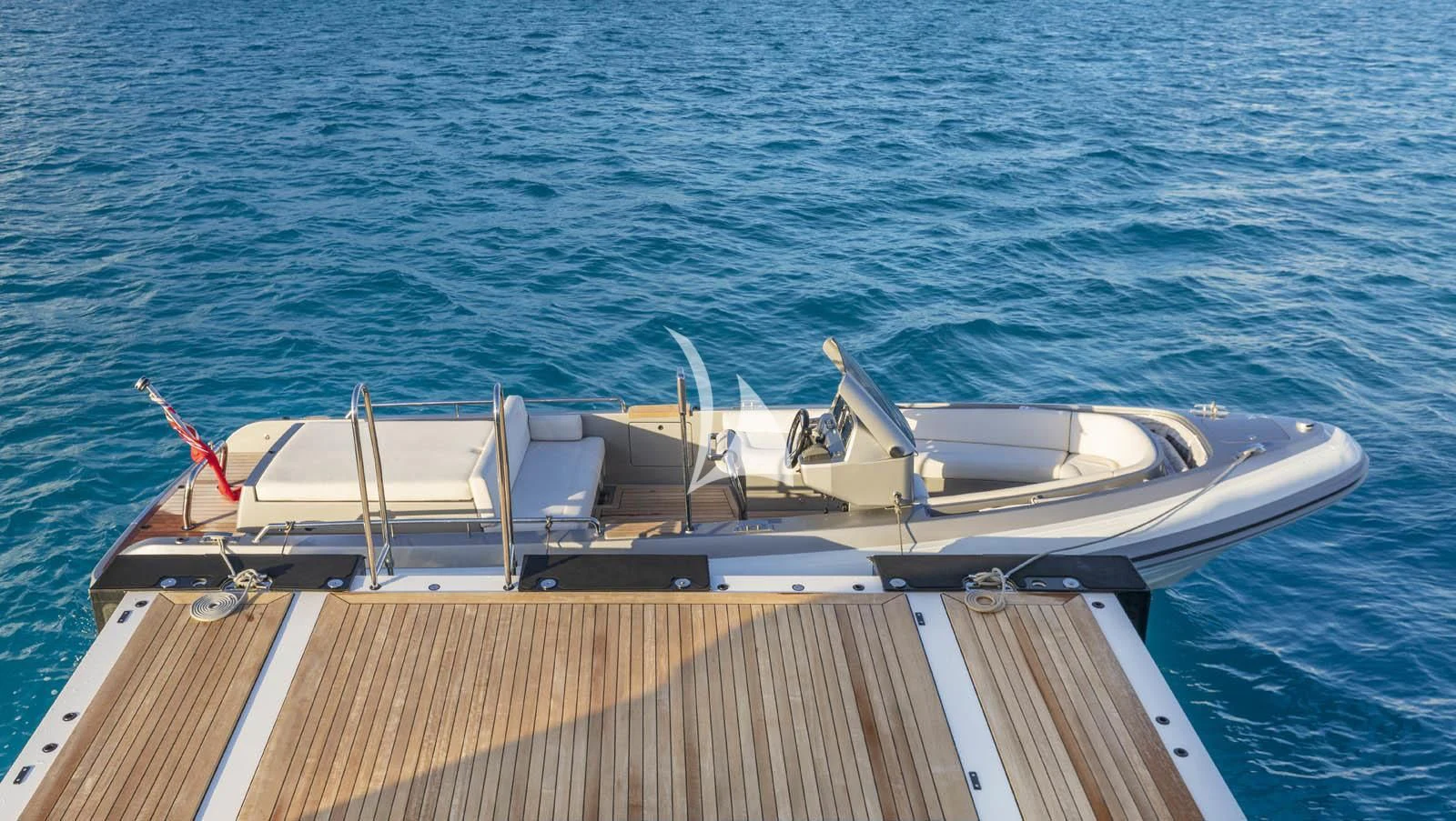 a boat on the water aboard HALO Yacht for Charter