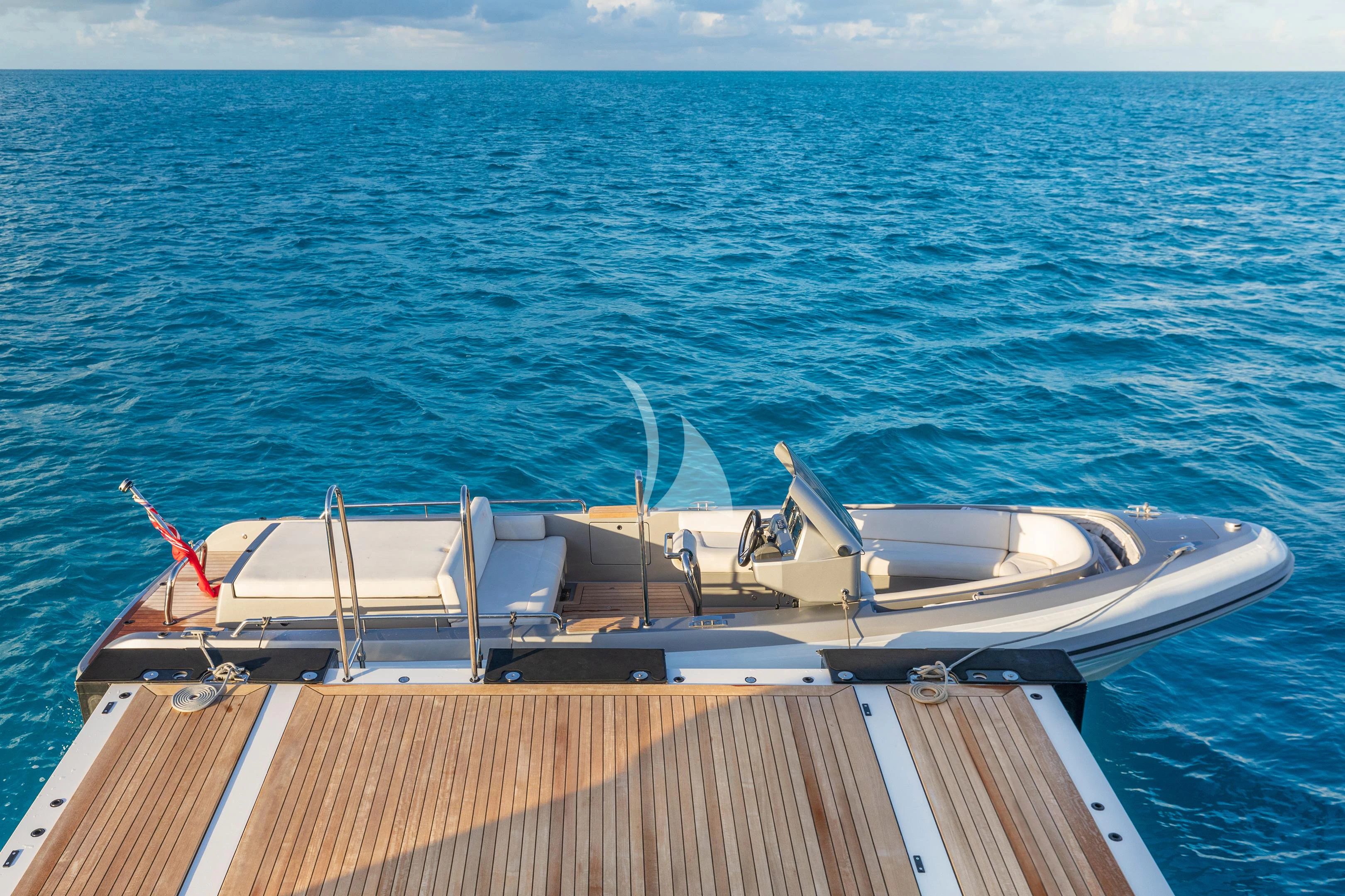 a boat on the water aboard HALO Yacht for Charter