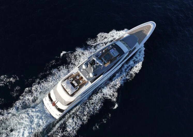 a boat on the water aboard HALO Yacht for Charter