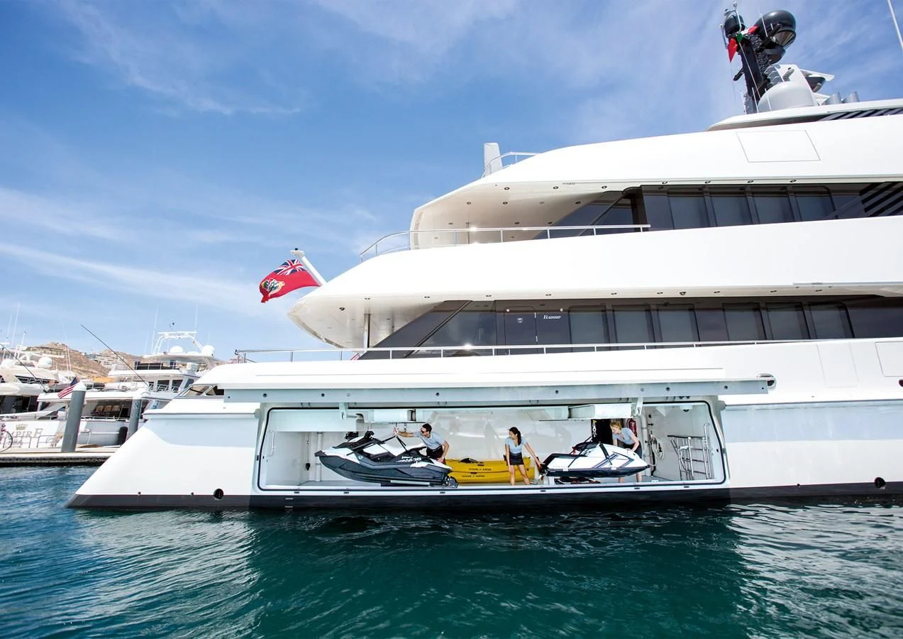 a boat on the water aboard HALO Yacht for Charter