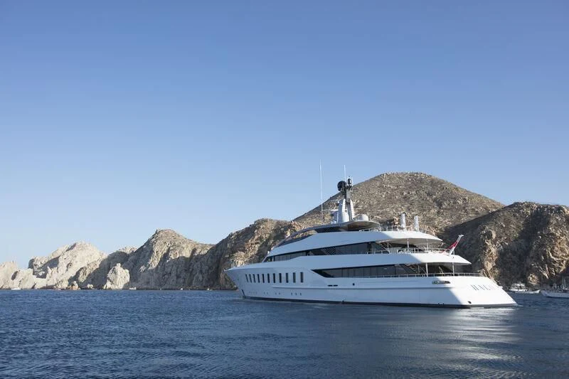 a boat in the water aboard HALO Yacht for Charter