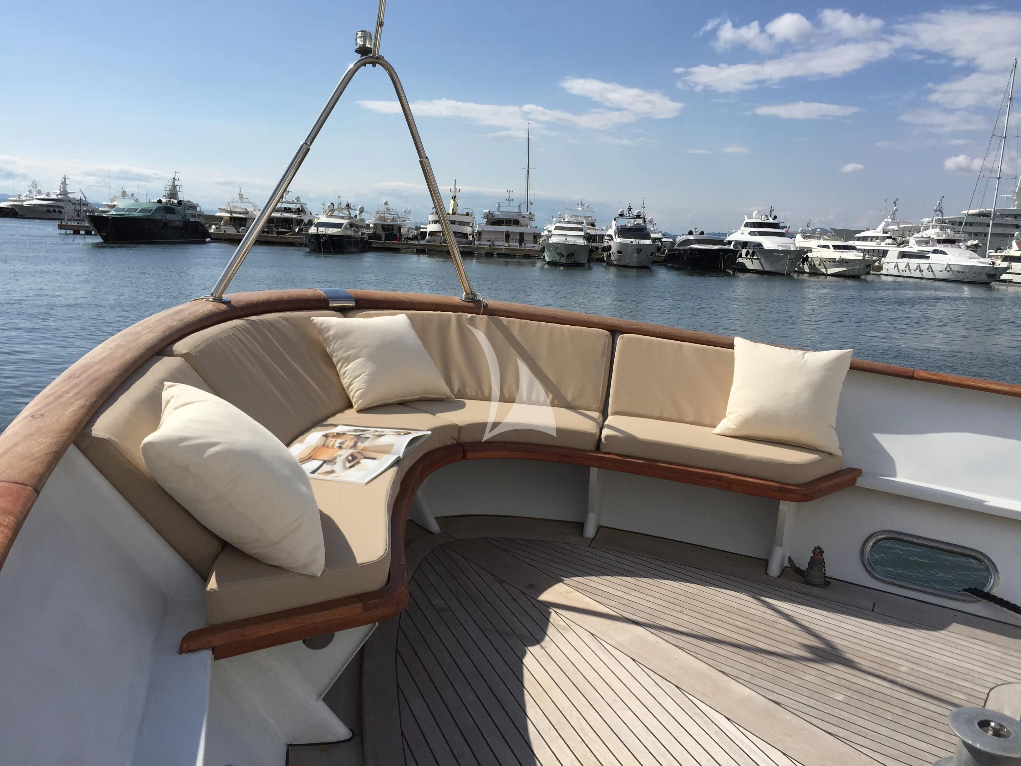 a boat on the water aboard OCEANE II Yacht for Sale
