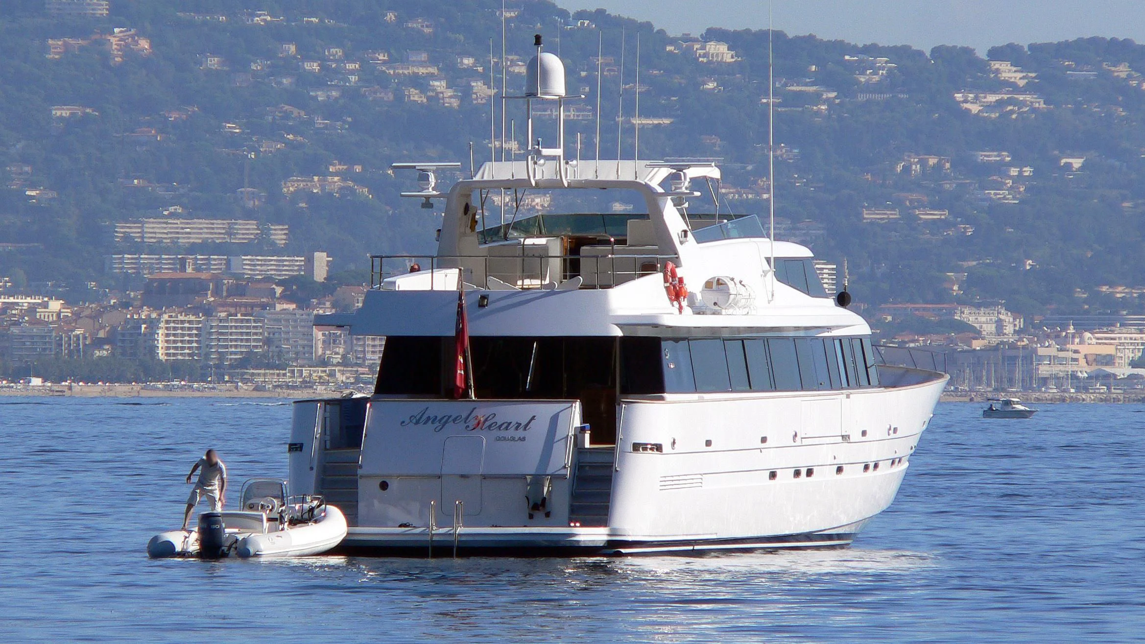 a boat on the water aboard PROVIDENCE Yacht for Sale