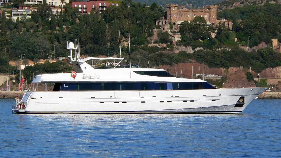 a boat on the water aboard PROVIDENCE Yacht for Sale